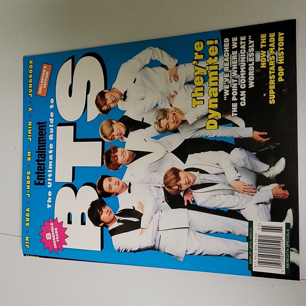 In New condition Entertainment Magazine BTS issue.